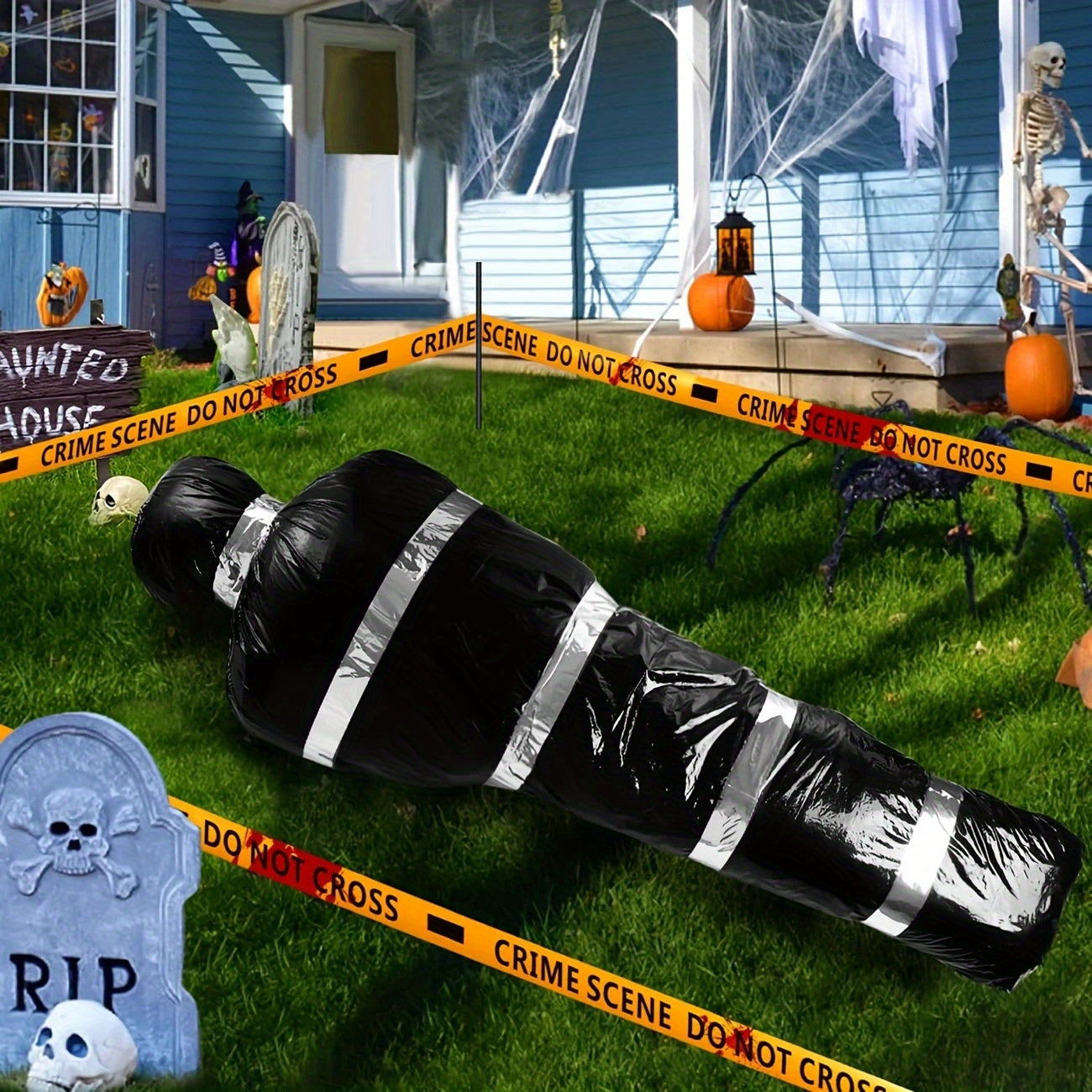 Halloween Inflatable Corpse Set with Pump (5pcs)